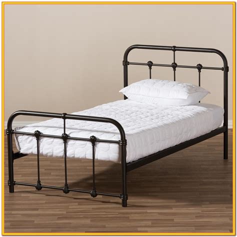 metal bed frames target